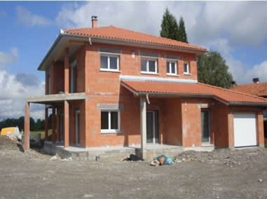 Chantier de toiture pour une construction