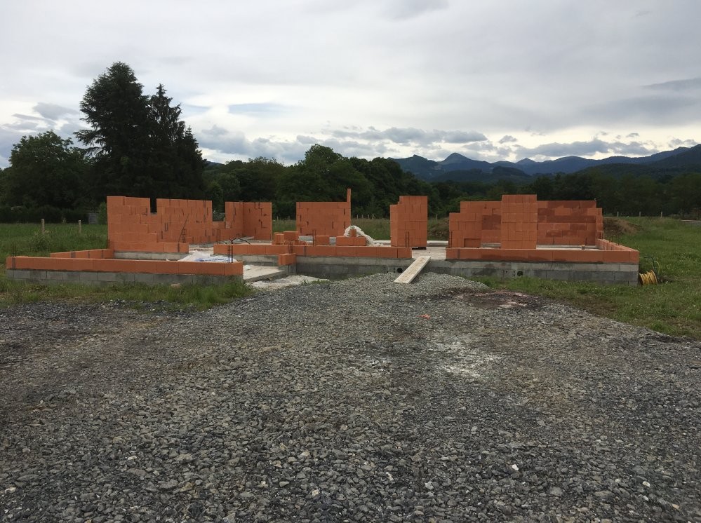 Début de chantier pour cette maison individuelle